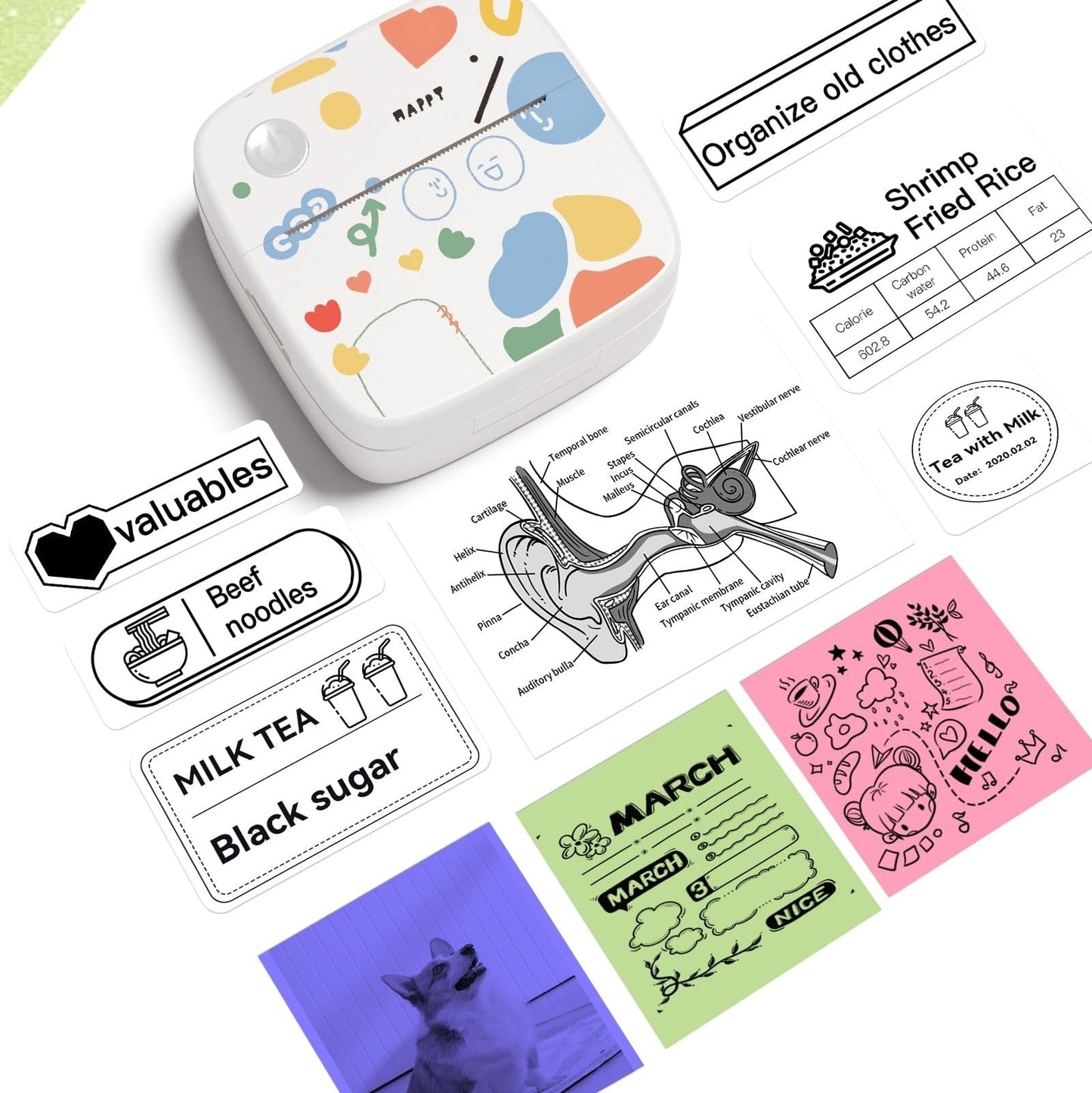 PrintMate™ Przenośna mini drukarka