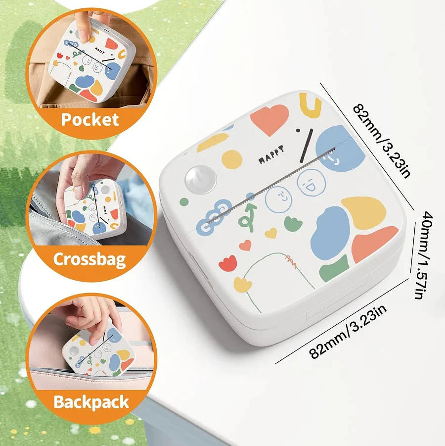 PrintMate™ Przenośna mini drukarka