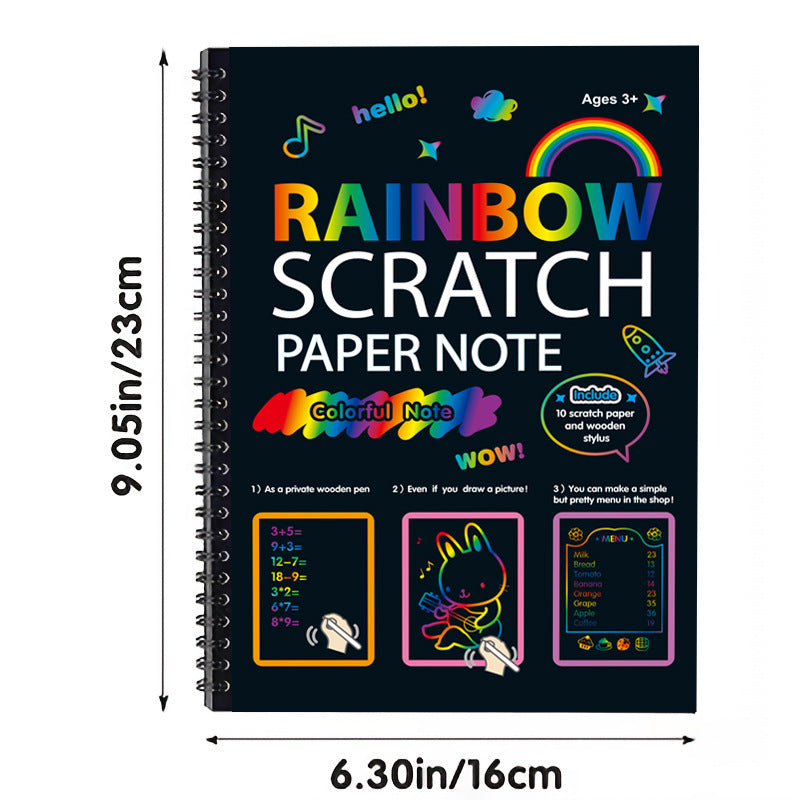 RainbowPlay™ Kreatywny notes do zdrapywania