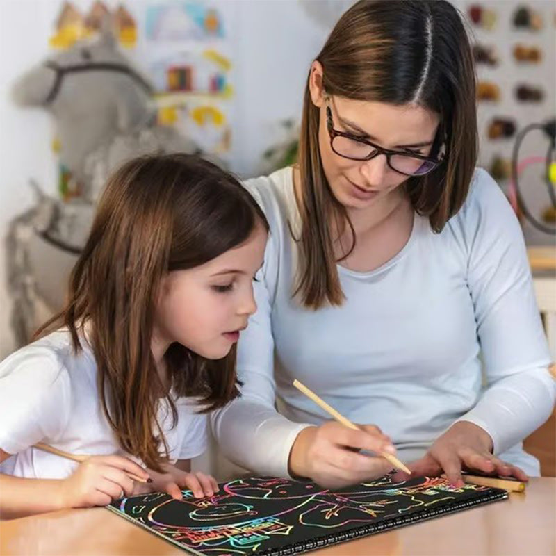 RainbowPlay™ Kreatywny notes do zdrapywania