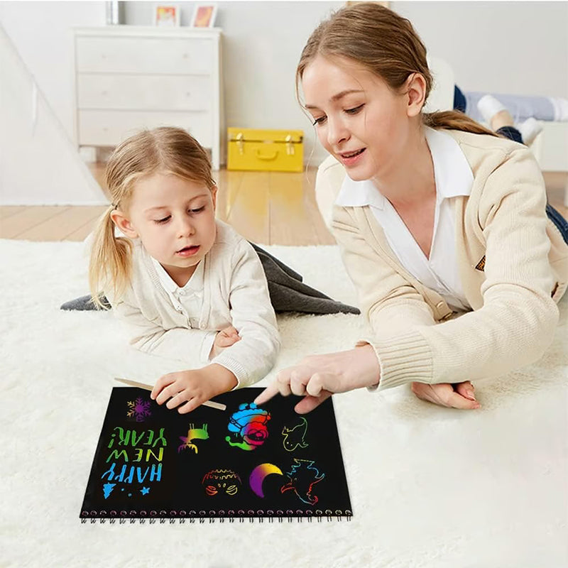 RainbowPlay™ Kreatywny notes do zdrapywania