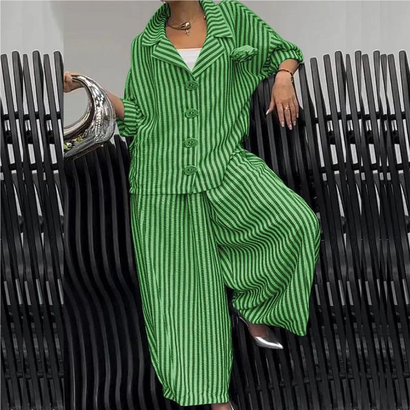 Ianira Rubin™ Elegancki zestaw w paski