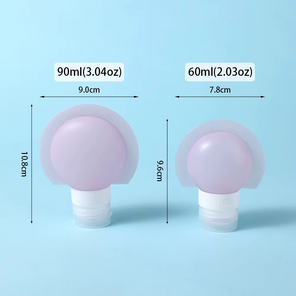 LeakLess™ Zestaw podróżnych butelek do kosmetyków