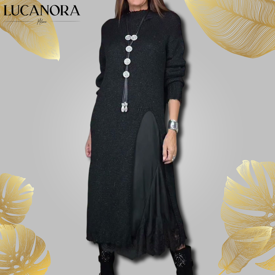 Saba Fargnoli™ Komplet damski: sukienka i sweter