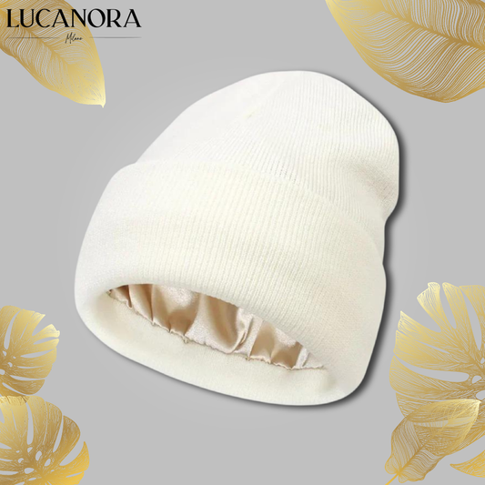Satinest™ Czapka dzianinowa z satynową podszewką