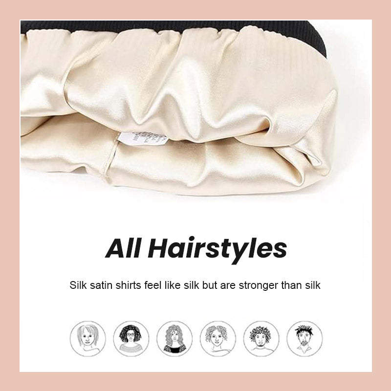 Satinest™ Czapka dzianinowa z satynową podszewką