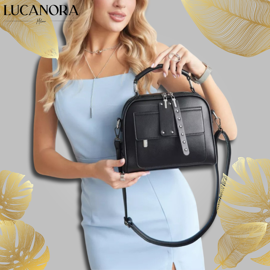 Sidonia Zema™ Torba na ramię z wieloma przegrodami