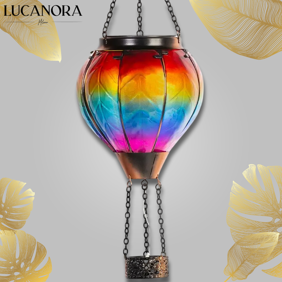 SkyLuma™ Dekoracyjny lampion balon na ogrzane powietrze z oświetleniem solarnym