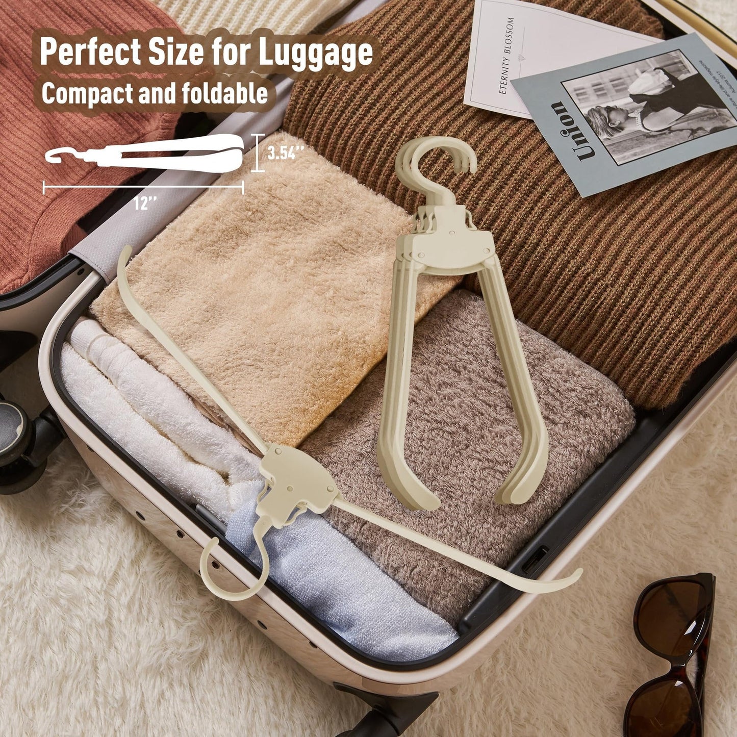 SnapHang™ Składane wieszaki na ubrania