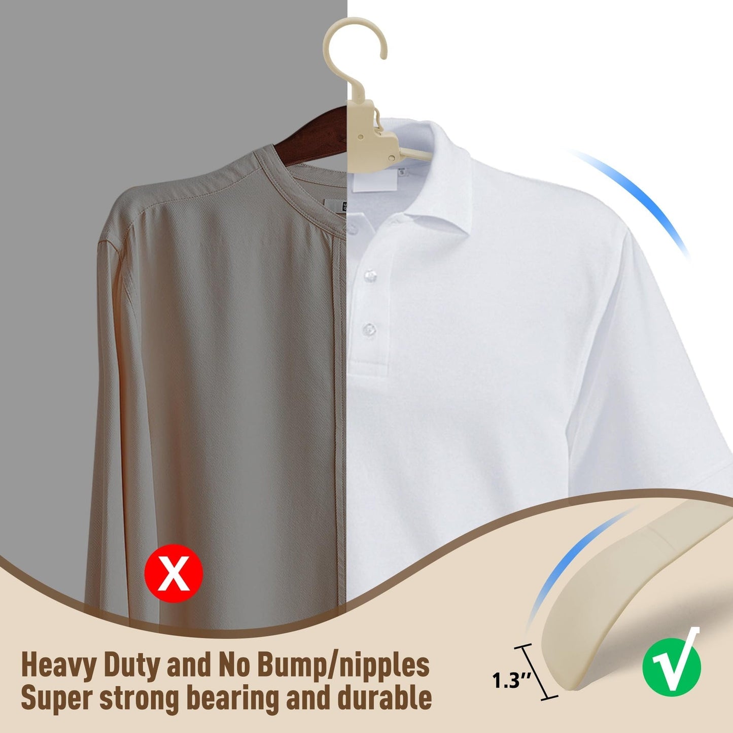 SnapHang™ Składane wieszaki na ubrania