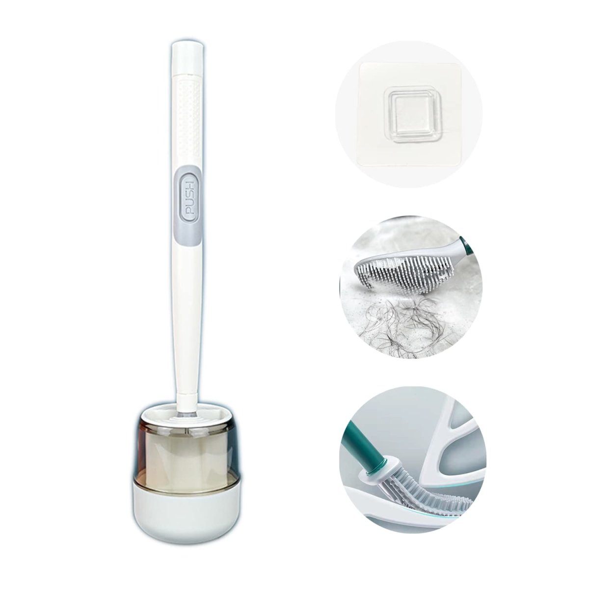 Soapy Brush™ Szczotka do WC z dozownikiem mydła