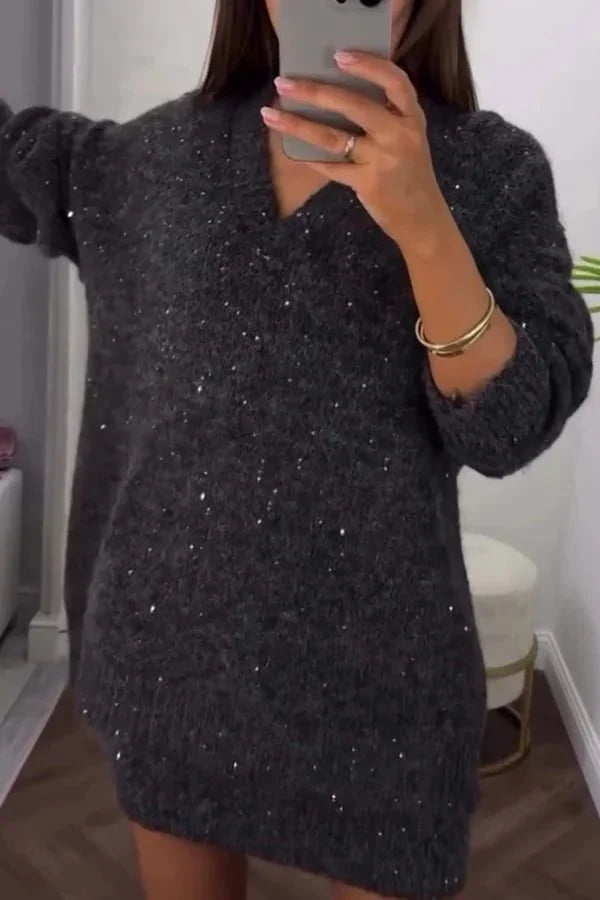 Soave Leveroni™ Elegancki zestaw ze swetrem i spódnicą