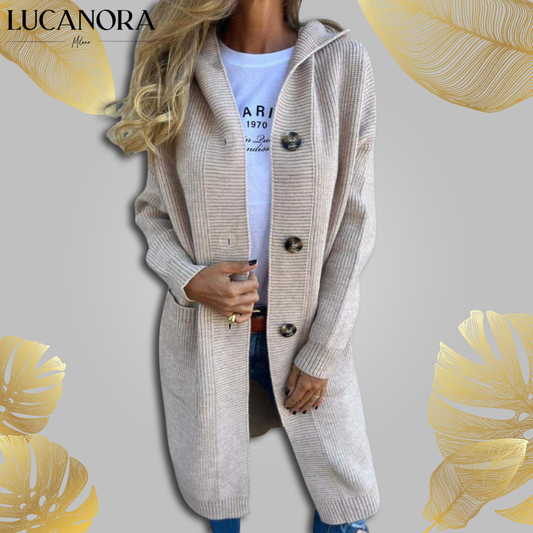 Sofronia Aldi™ Kardigan z kapturem i guzikami