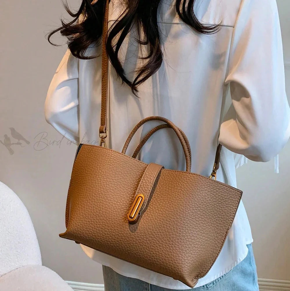 Vilma Politi™ elegancka torebka damska w jednolitym kolorze