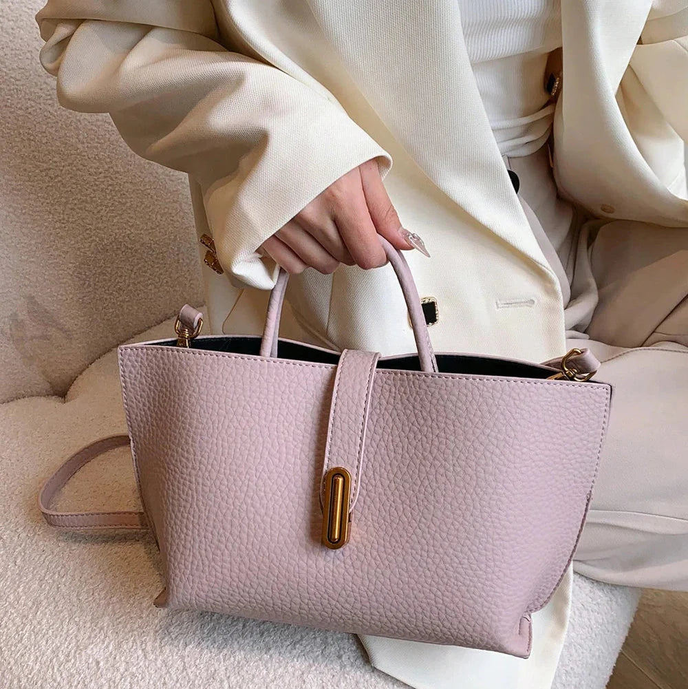 Vilma Politi™ elegancka torebka damska w jednolitym kolorze