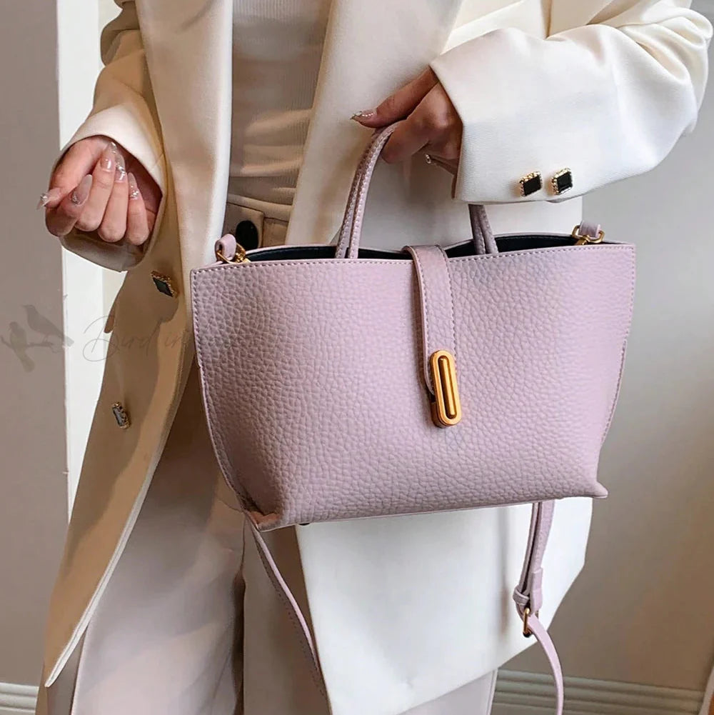 Vilma Politi™ elegancka torebka damska w jednolitym kolorze