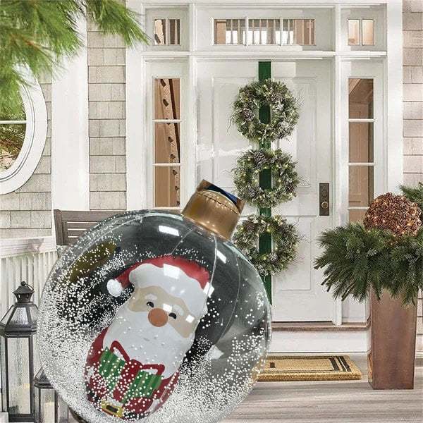 YuleSphere™ Świąteczna nadmuchiwana bombka z oświetleniem LED
