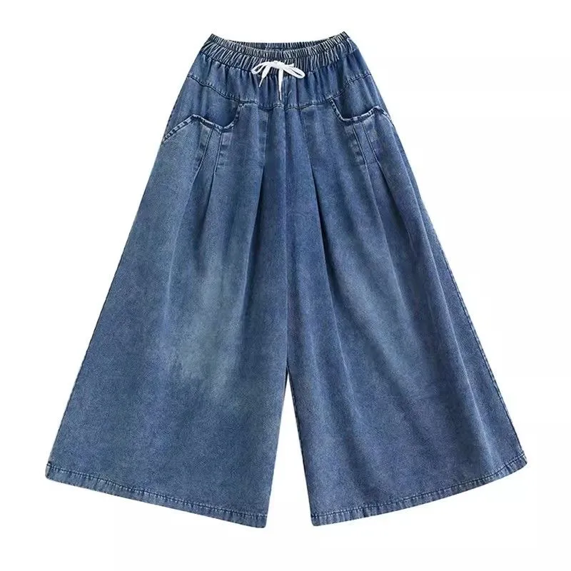 Zarina Zollo™ Dżinsy Vintage z szerokimi nogawkami
