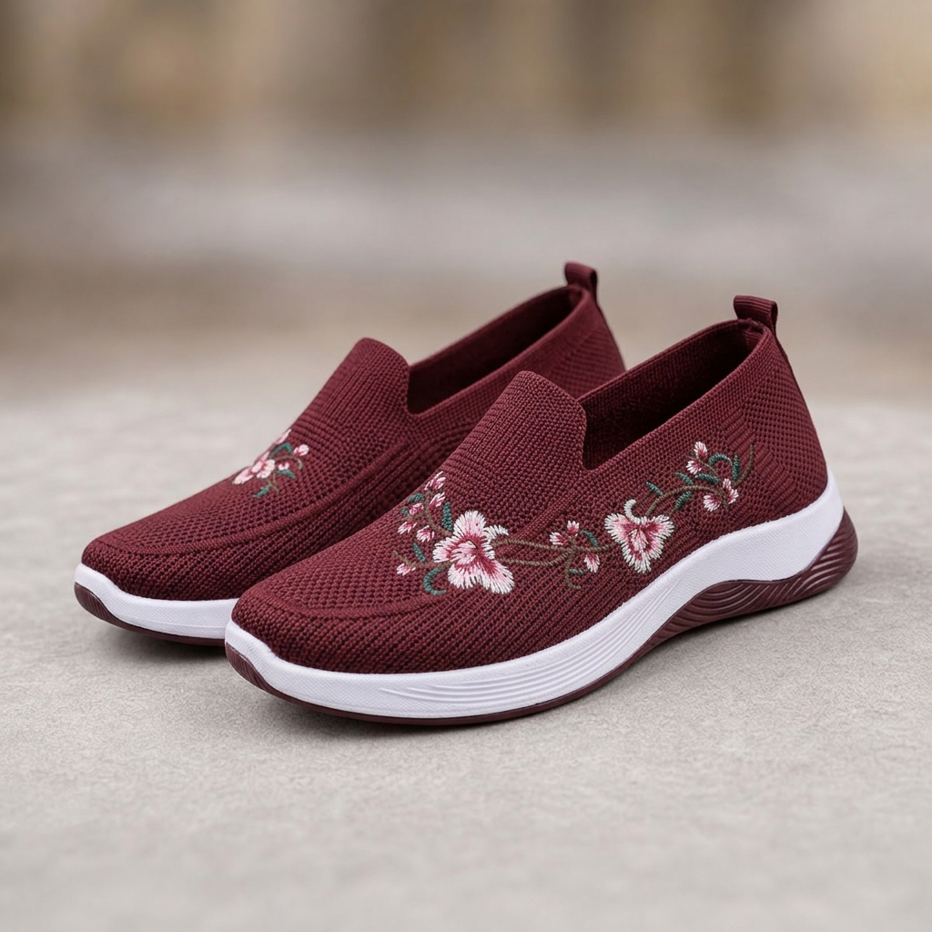 Agata Della Valle™ Oddychające buty w kwiaty na cały dzień komfortu