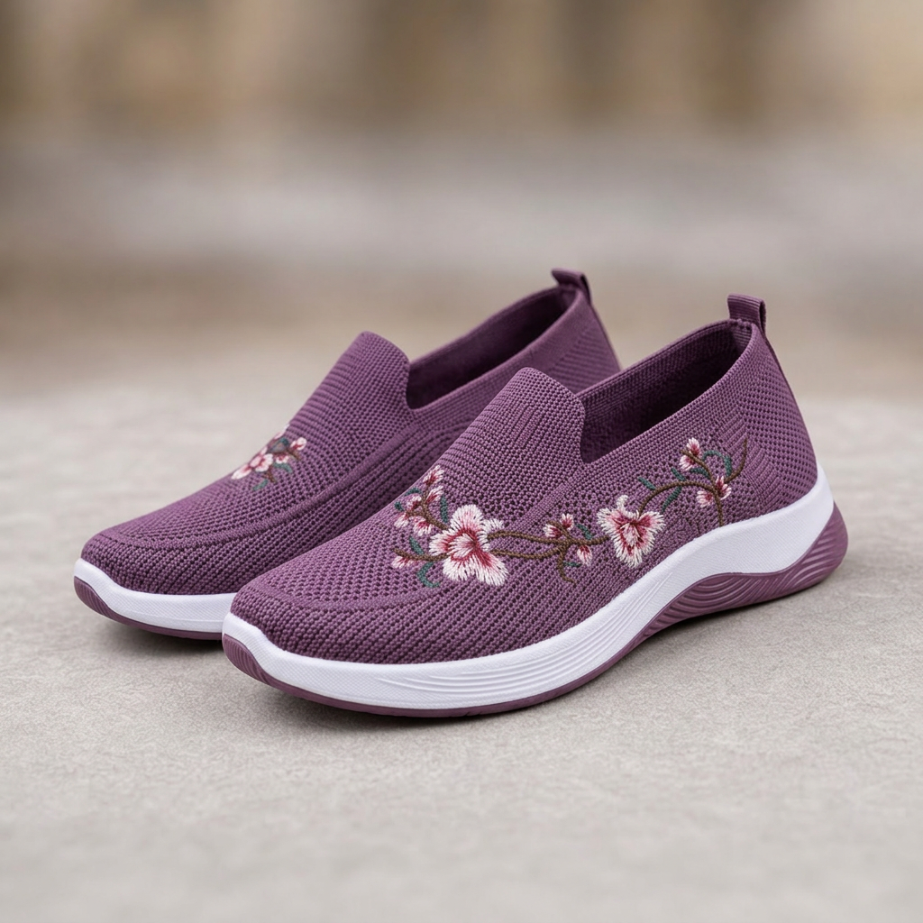 Agata Della Valle™ Oddychające buty w kwiaty na cały dzień komfortu