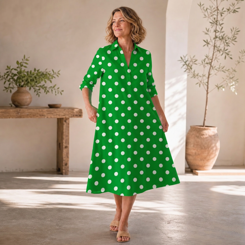 Agnese Lambruschini™ Elegancka sukienka midi dla bezwysiłkowego stylu