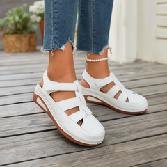 AiryStep™ Oddychające sandały na koturnie na cały dzień komfortu