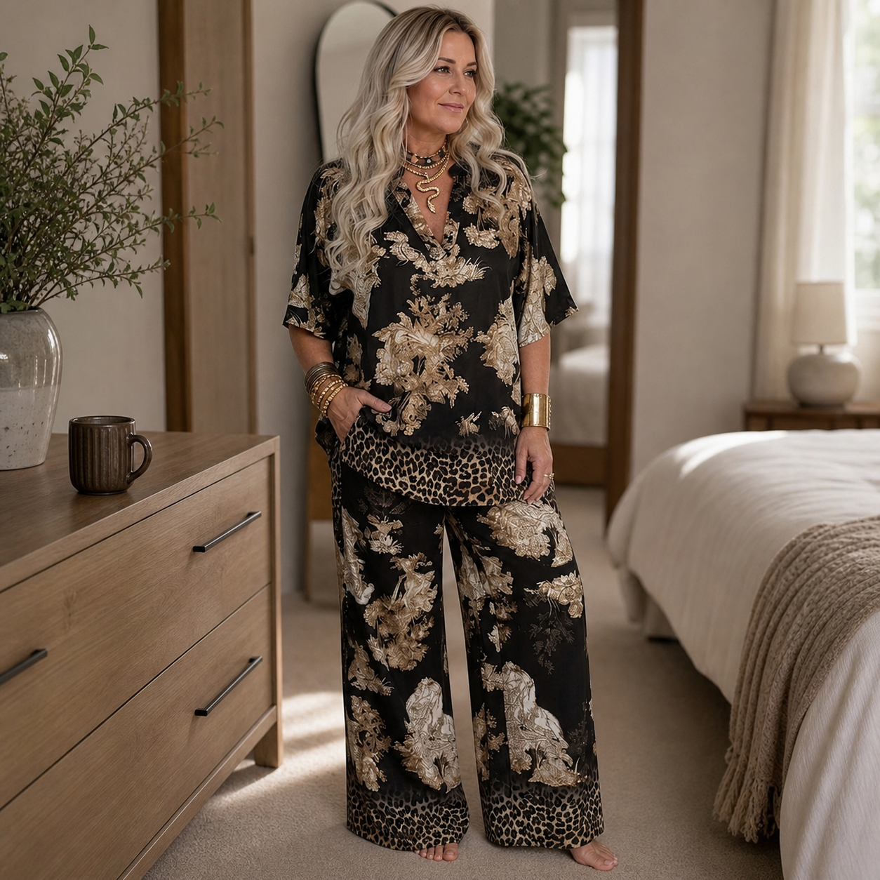 Bianca Mallardi™ Miękki komplet dla beztroski każdego dnia