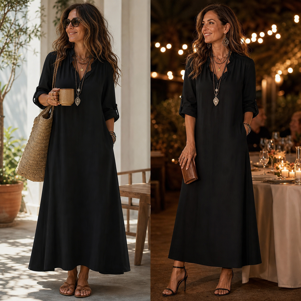 Bianca Napoletano™ Zwiewna sukienka maxi na beztroskie letnie stylizacje