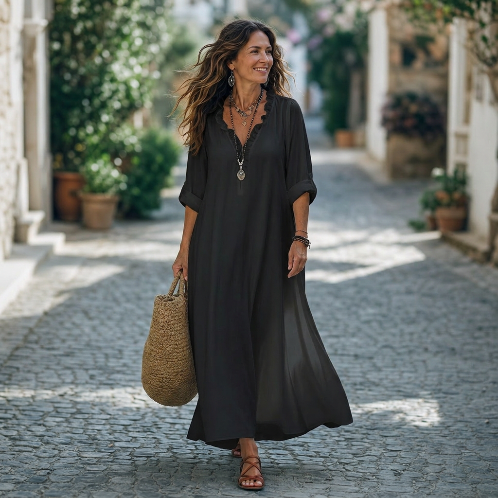 Bianca Napoletano™ Zwiewna sukienka maxi na beztroskie letnie stylizacje