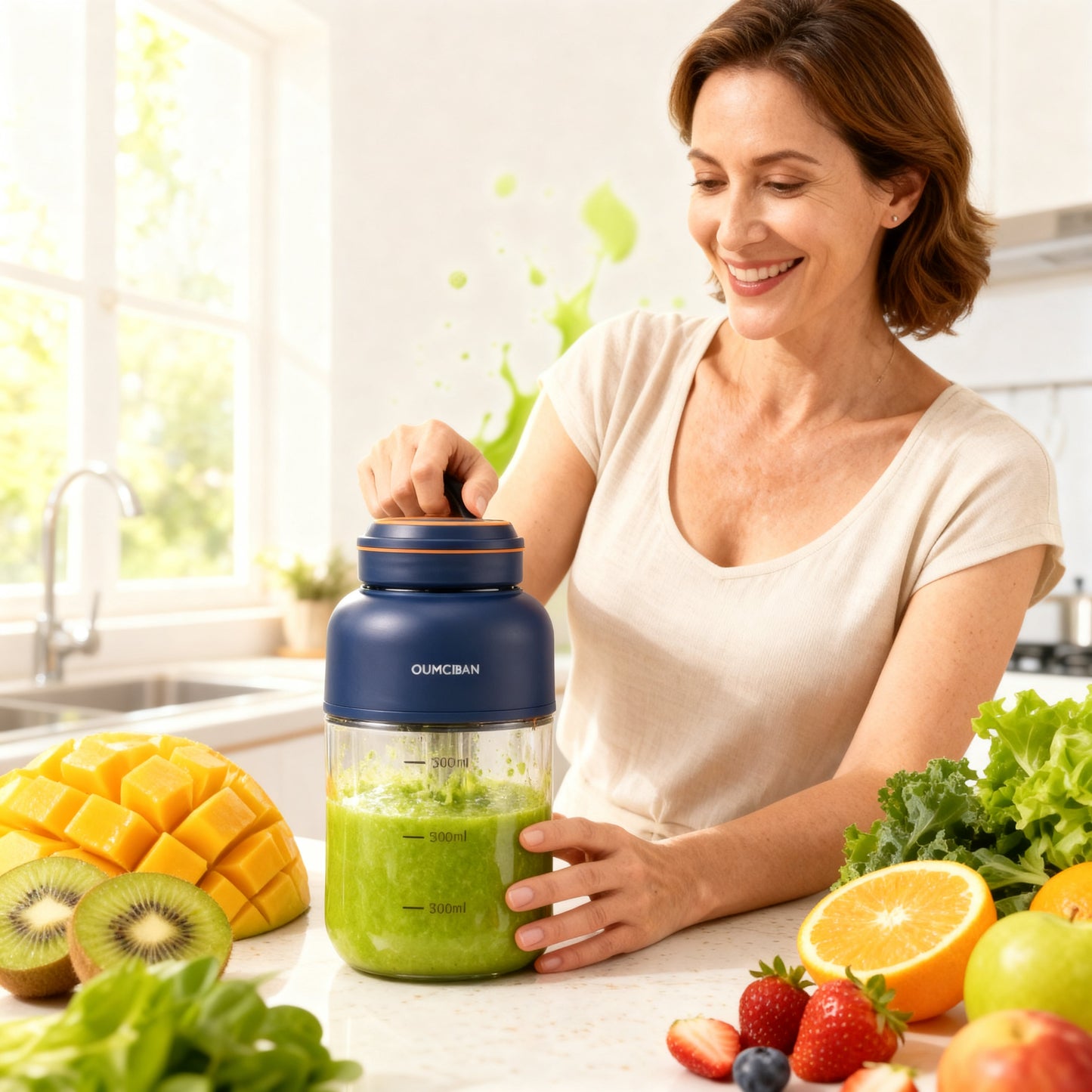 BlendGo Pro™ Przenośny blender do koktajli i smoothie z myślą o zdrowym stylu życia