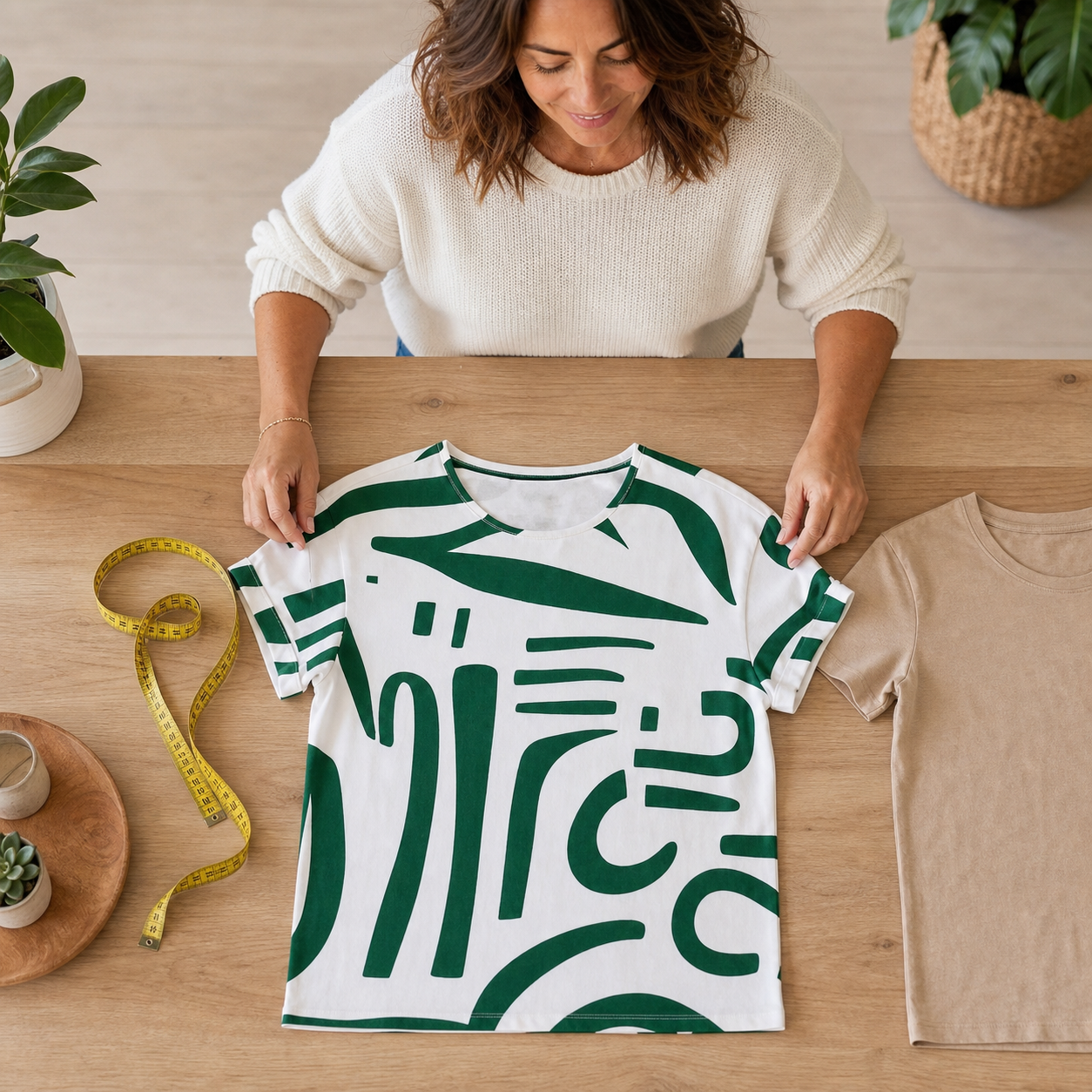 Brigida Mancuso™ Miękki casualowy t-shirt na co dzień