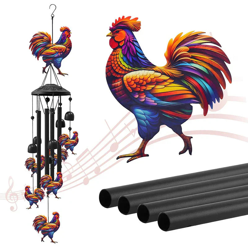 Chimera™ Elegancki metalowy dzwonek wietrzny na spokojne werandy