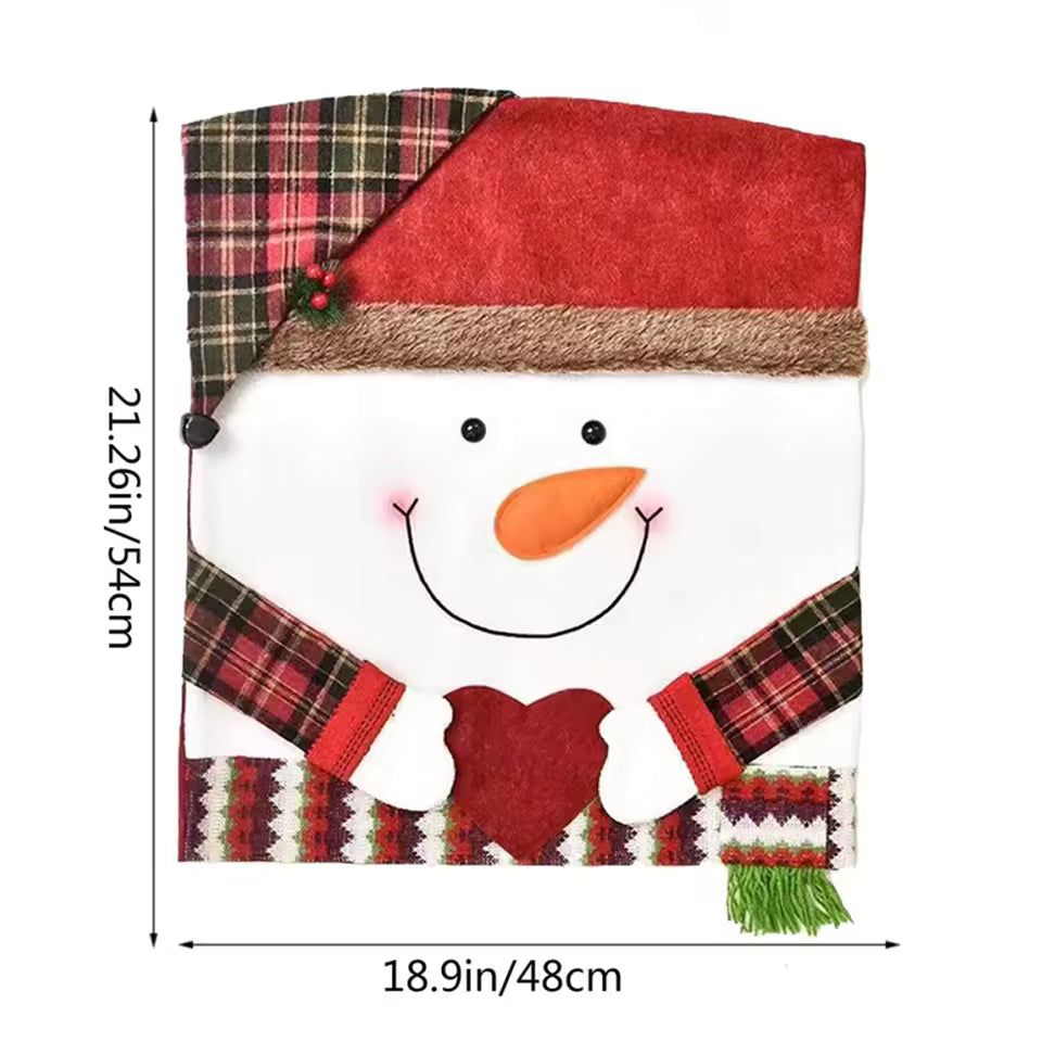 MerryCover™ Stylowe pokrowce na oparcia krzeseł w stylu świątecznym