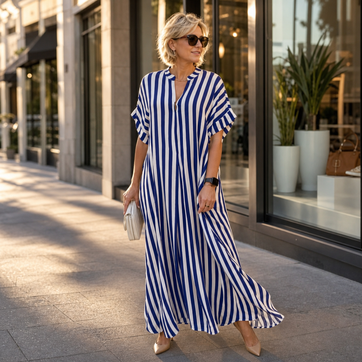 Elettra Zenari™ Elegancka boho maxi sukienka na każdą okazję