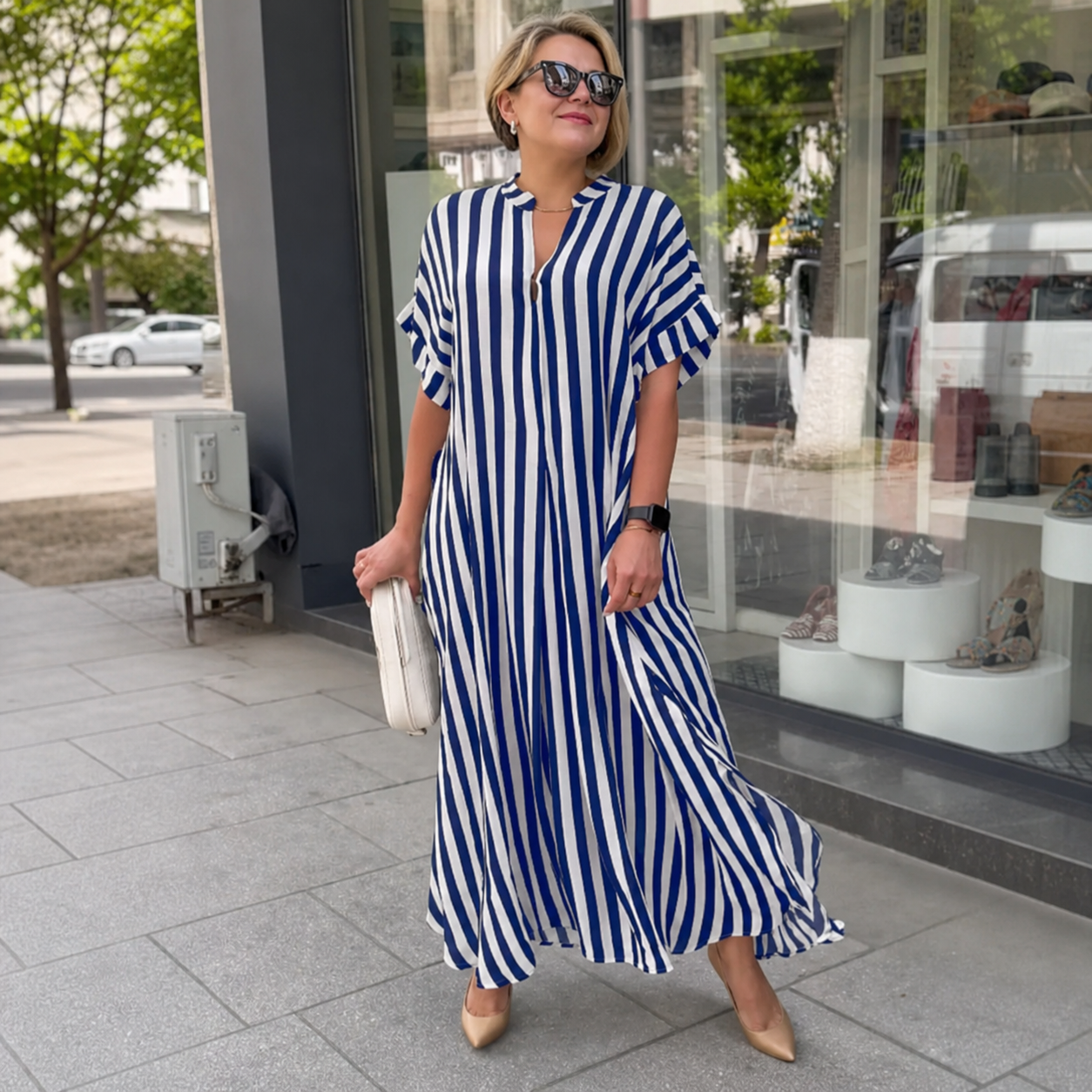 Elettra Zenari™ Elegancka boho maxi sukienka na każdą okazję