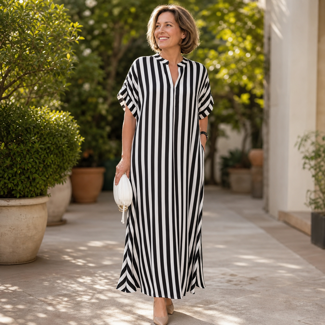 Elettra Zenari™ Elegancka boho maxi sukienka na każdą okazję