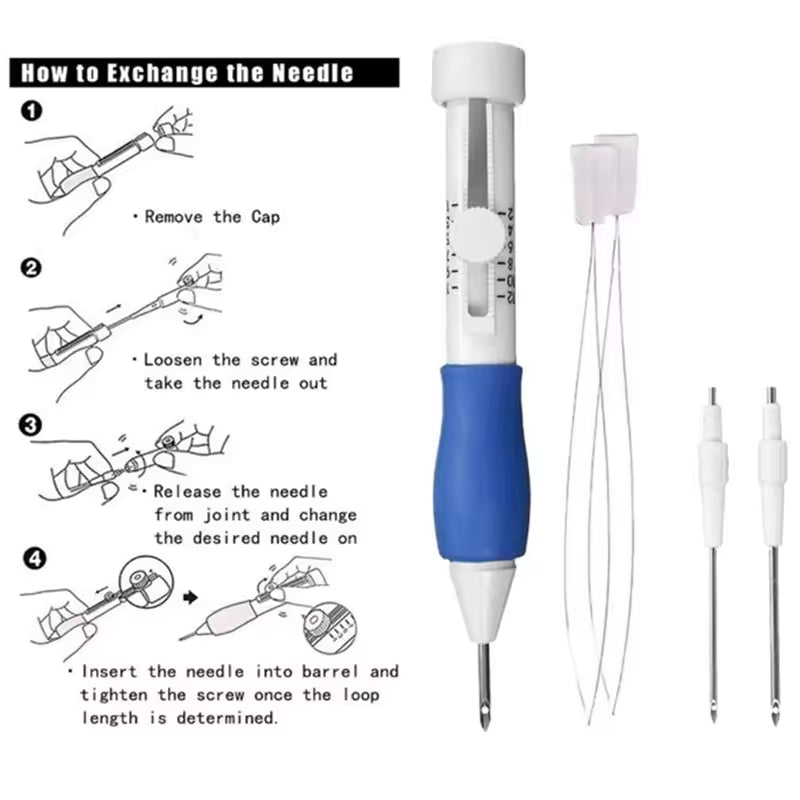 StitchHole™ Zestaw igieł do haftu punch needle