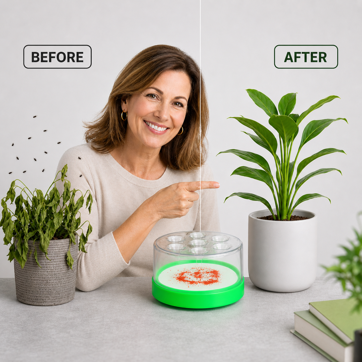 FlyAway Pro™ Wielokrotnego użytku pułapka na muchy bez chemii