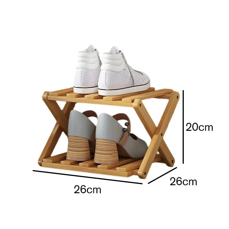FoldNest™ Składany stojak na buty do schludnego przedpokoju