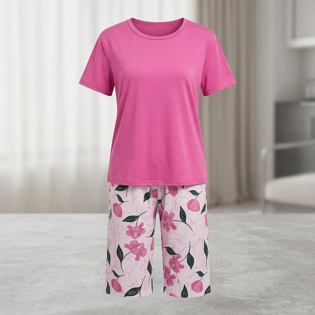 Milena Conserva™ Wygodny zestaw loungewear ze stretchu na relaksujące weekendy