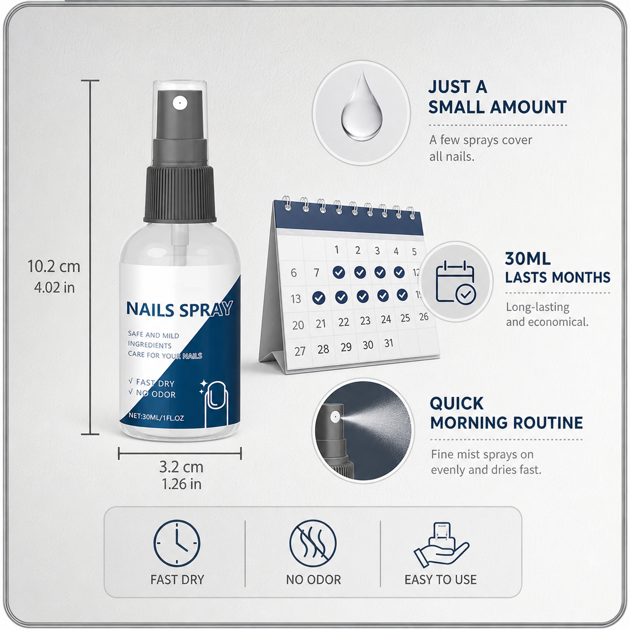 NourishNails™ Odżywcza regeneracja paznokci dla gładkich i zdrowych paznokci