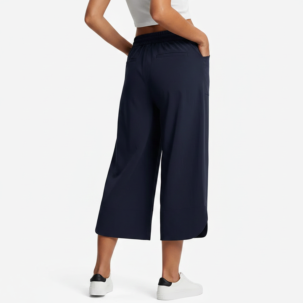 Pierina Danesi™ Rozluźnione spodnie cropped do domu i na wyjścia