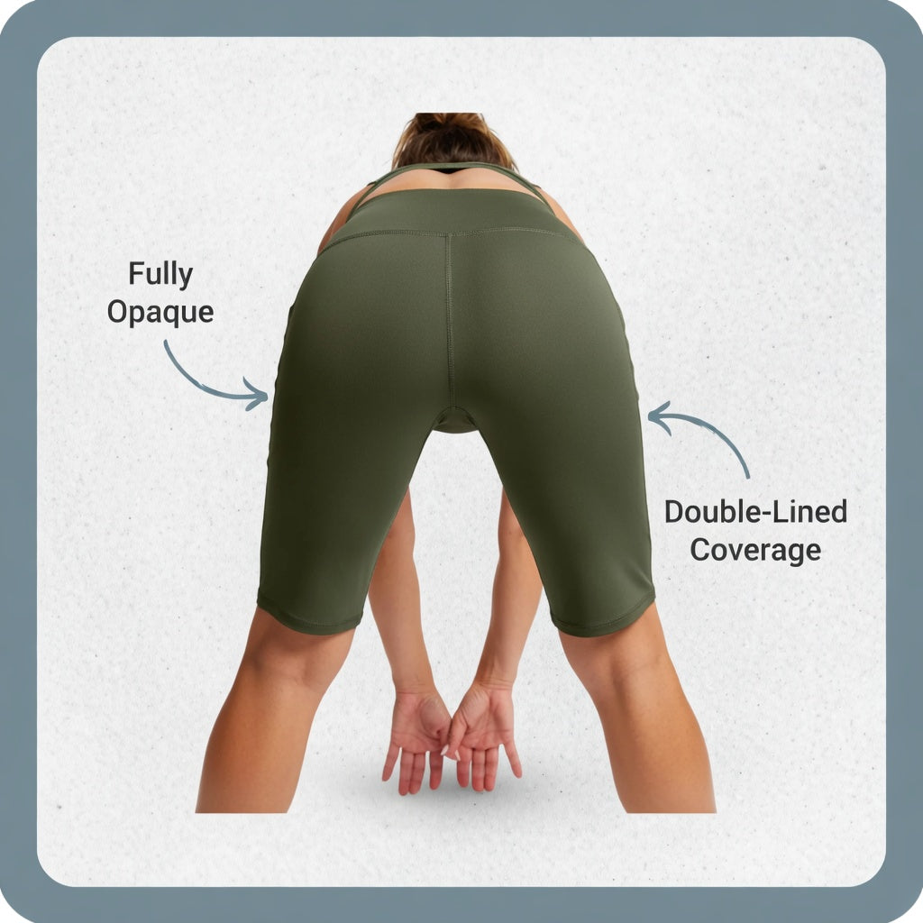 Pocketta™ Szorty jogi high-waist z kieszeniami