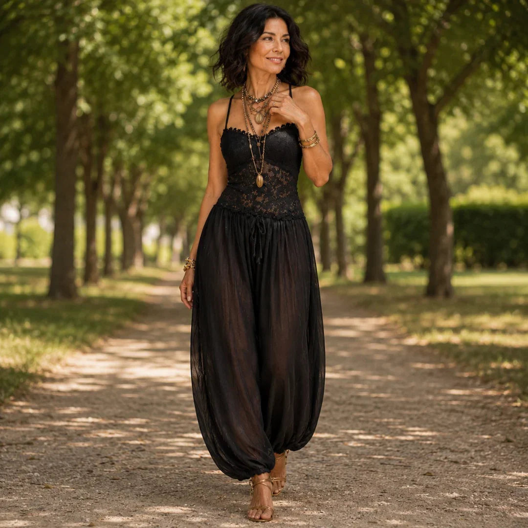 Sabrina Sirianni™ Elegancka sukienka midi dla bezwysiłkowego stylu