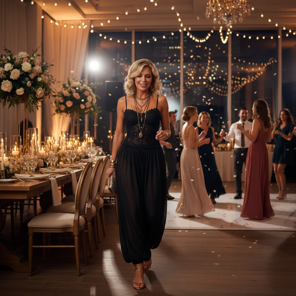 Sabrina Sirianni™ Elegancka sukienka midi dla bezwysiłkowego stylu