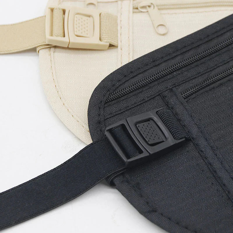 StashGuard™ Pas biodrowy z blokadą RFID na bezstresowe podróże