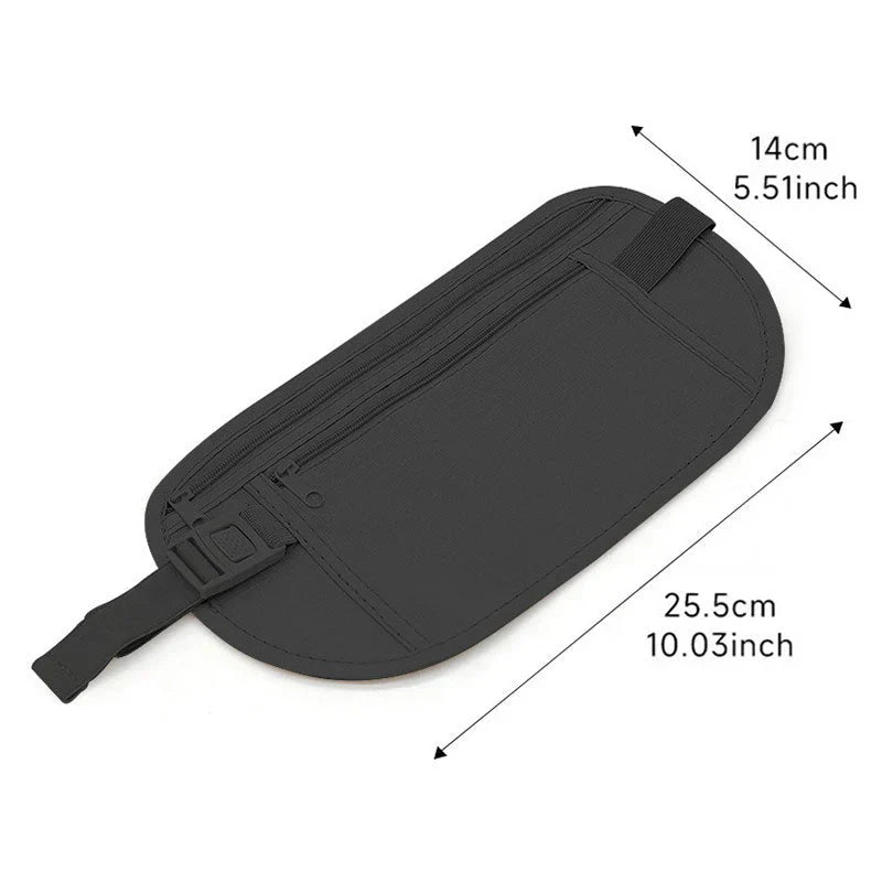 StashGuard™ Pas biodrowy z blokadą RFID na bezstresowe podróże