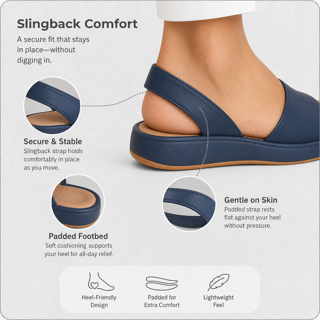 StepCushion Pro™ Ortopedyczne sandały na amortyzującej podeszwie dla komfortowego chodzenia