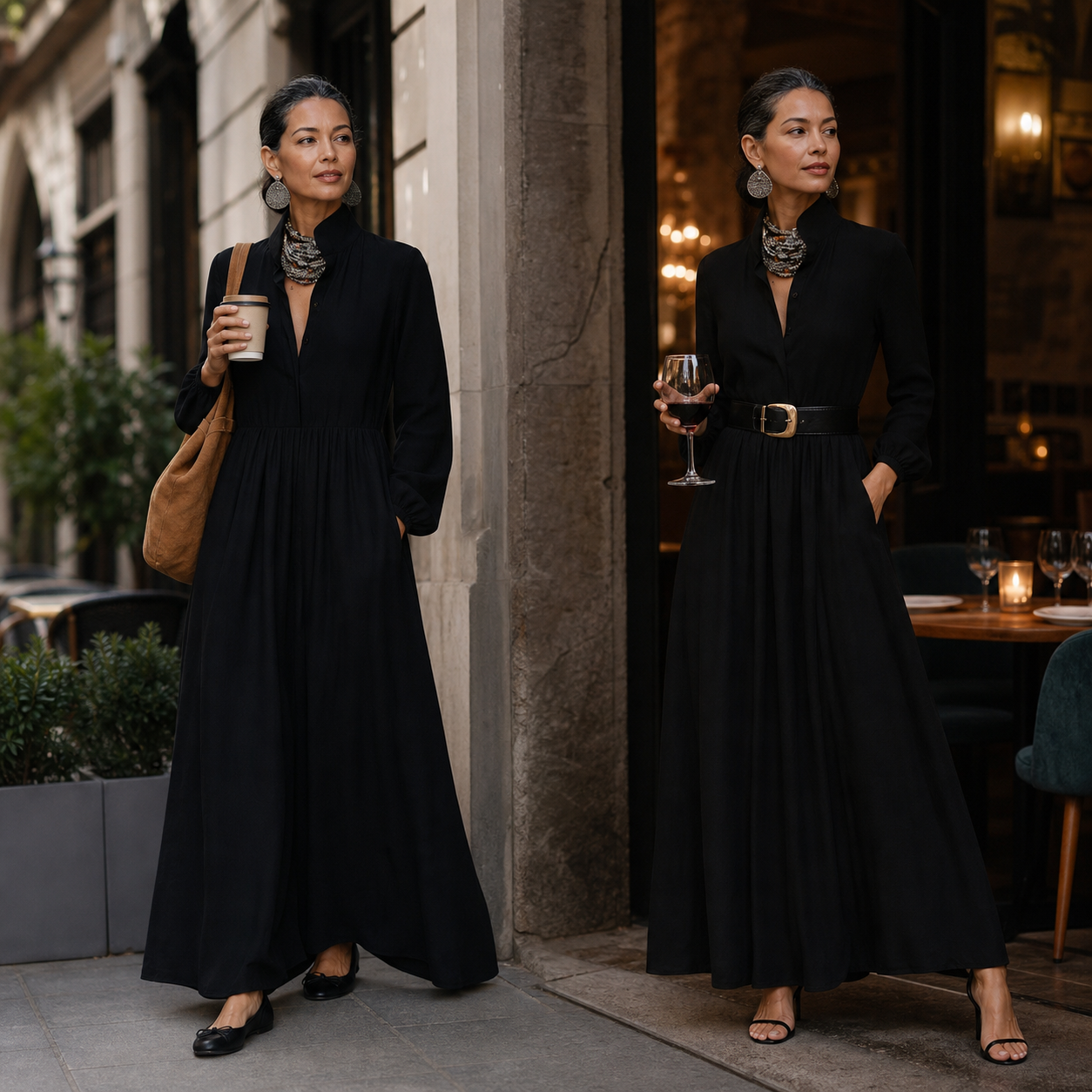 Valentina Vecchietti™ Przewiewna sukienka maxi dla beztroski stylu