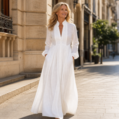 Valentina Vecchietti™ Przewiewna sukienka maxi dla beztroski stylu